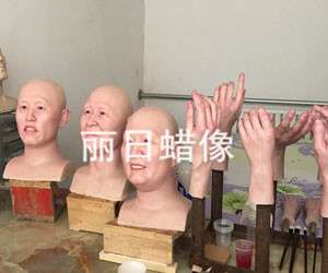 蜡像 硅胶像头像制作